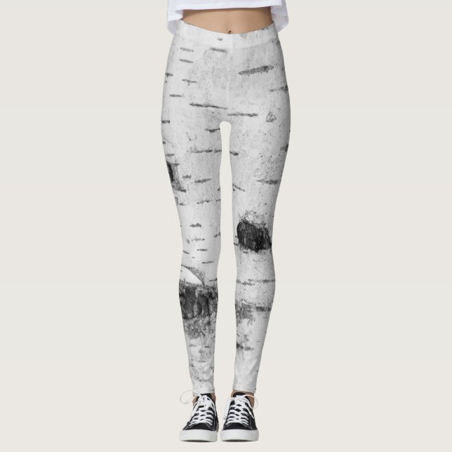 Birch bark pattern leggings (Front)