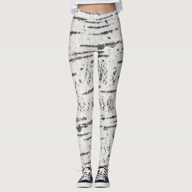 Birch bark pattern leggings (Front)