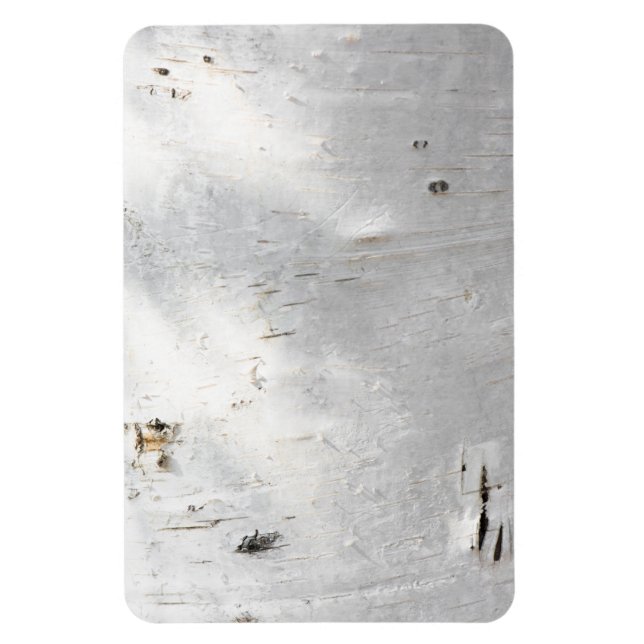 Birch bark pattern magnet (Vertical)