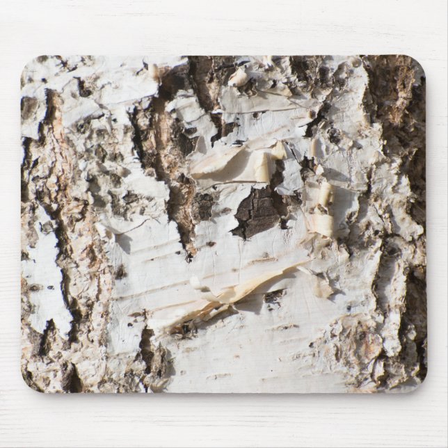 Birch bark pattern mouse pad (Front)