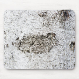 Birch bark pattern mouse pad