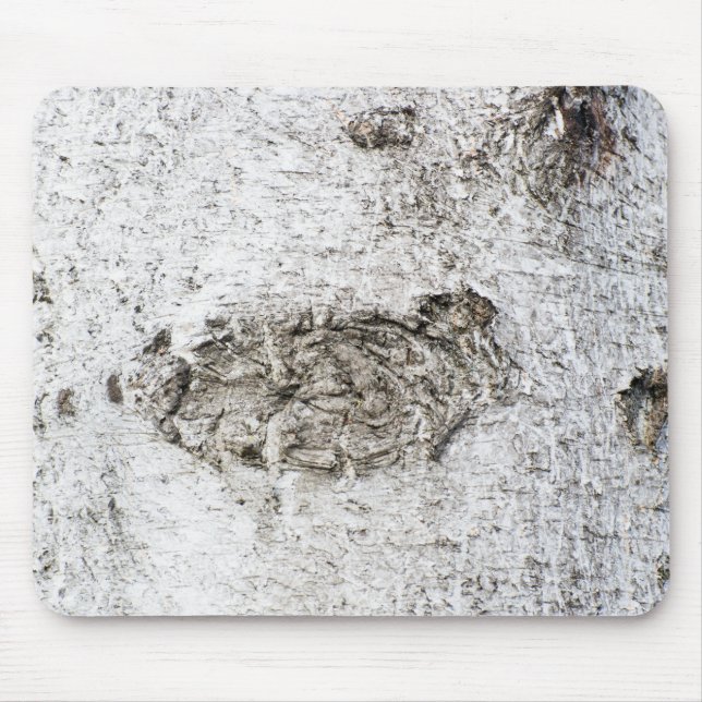 Birch bark pattern mouse pad (Front)