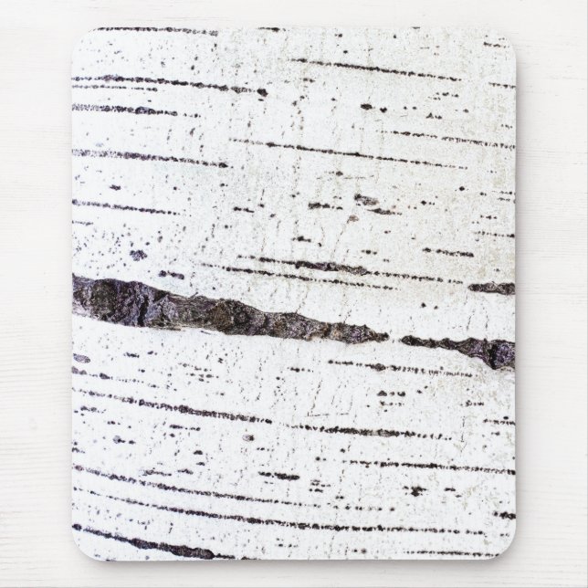 Birch bark pattern mouse pad (Front)