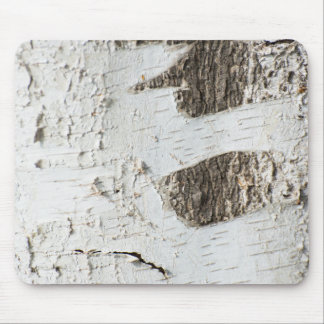Birch bark pattern mouse pad