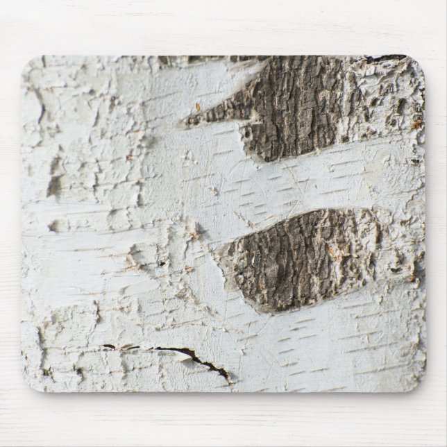 Birch bark pattern mouse pad (Front)