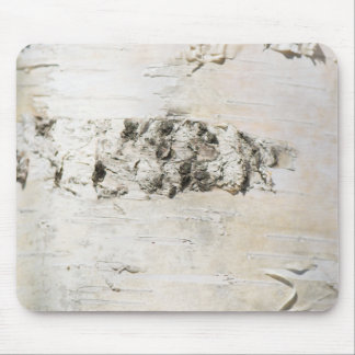 Birch bark pattern mouse pad