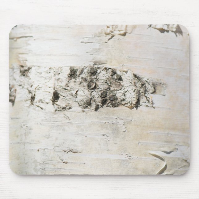 Birch bark pattern mouse pad (Front)