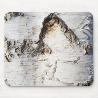 Birch bark pattern mouse pad