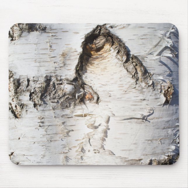 Birch bark pattern mouse pad (Front)