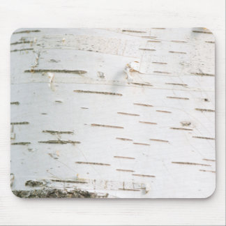 Birch bark pattern mouse pad