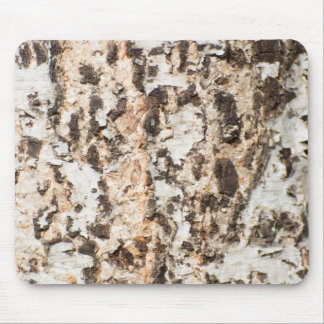 Birch bark pattern mouse pad