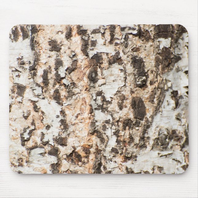 Birch bark pattern mouse pad (Front)