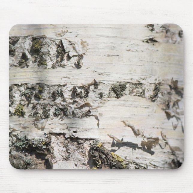 Birch bark pattern mouse pad (Front)