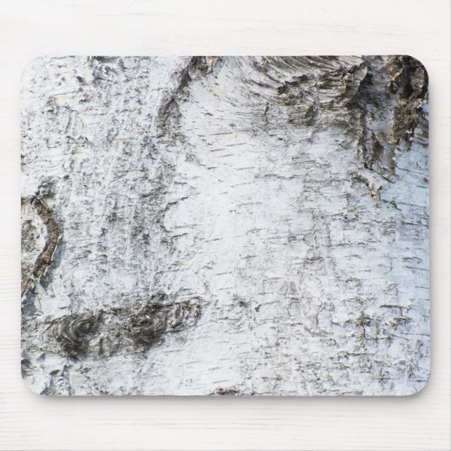 Birch bark pattern mouse pad (Front)