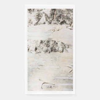 Birch bark pattern napkin