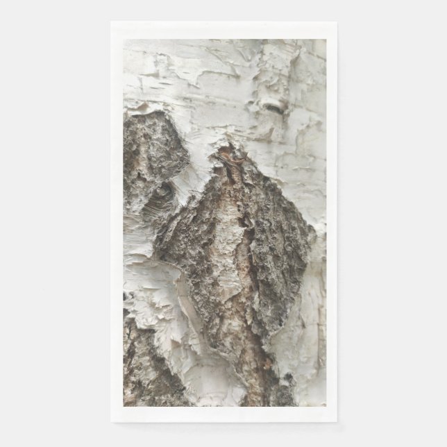 Birch bark pattern napkin (Front)