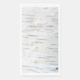 Birch bark pattern napkin