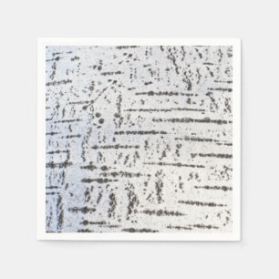 Birch bark pattern napkin