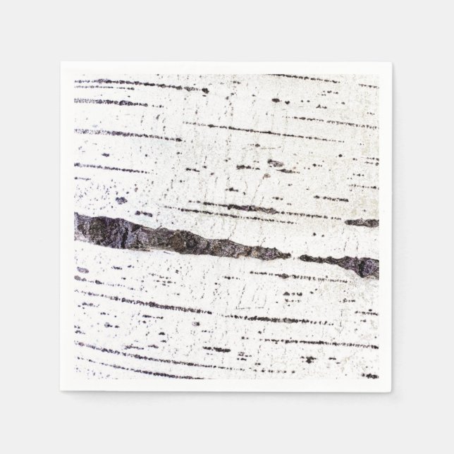 Birch bark pattern napkin (Front)