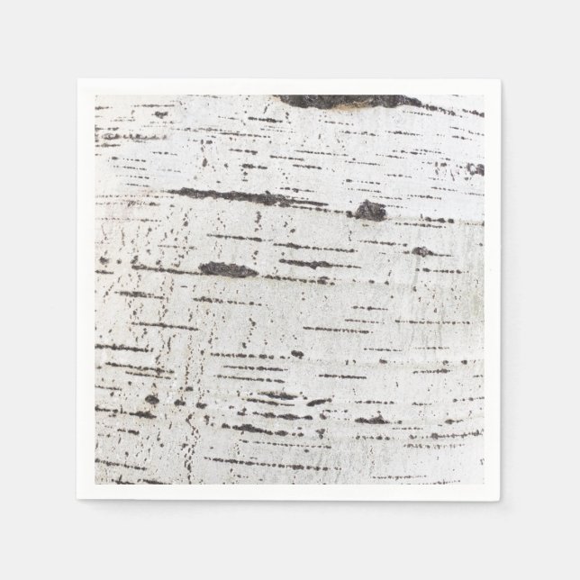 Birch bark pattern napkin (Front)