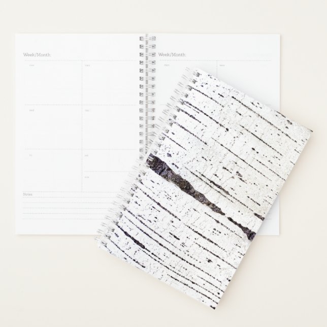 Birch bark pattern planner (Display)