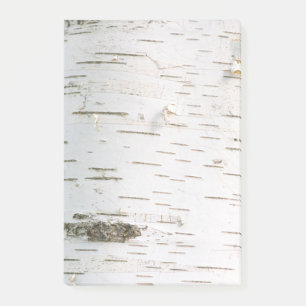 Birch bark pattern post-it notes