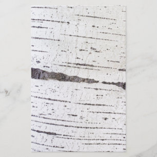 Birch bark pattern stationery