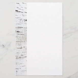Birch bark pattern stationery