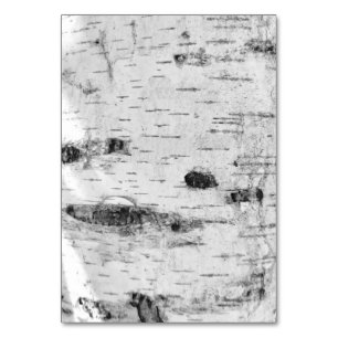 Birch bark pattern table number