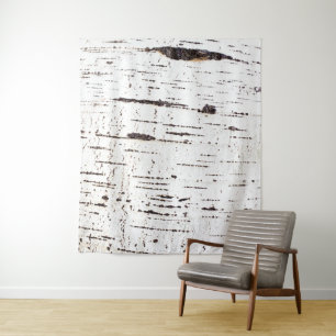 Birch bark pattern tapestry