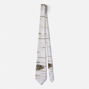 Birch bark pattern tie
