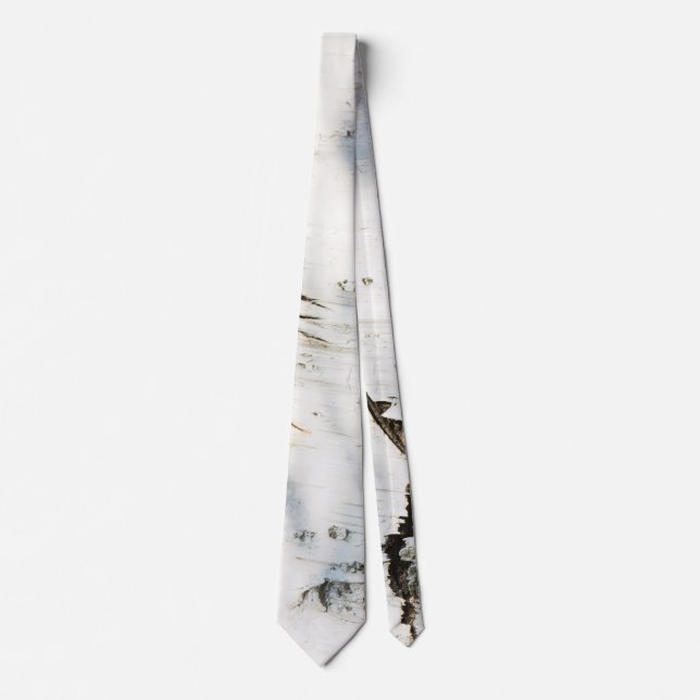 Birch bark pattern tie (Front)