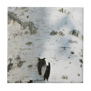 Birch bark pattern tile
