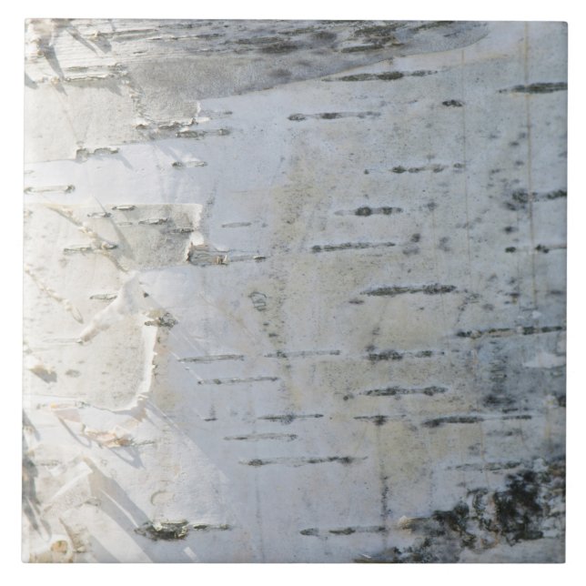 Birch bark pattern tile (Front)