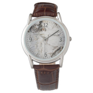 Birch bark pattern watch