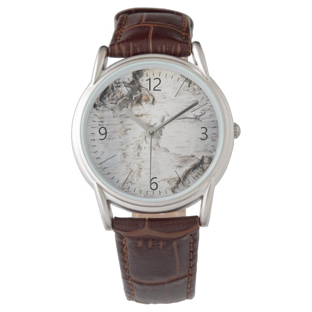Birch bark pattern watch (Front)