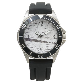 Birch bark pattern watch