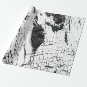 Birch bark pattern wrapping paper