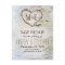 Birch bark rustic save the date postcards