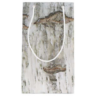 Birch Bark Rustic Small Gift Bag