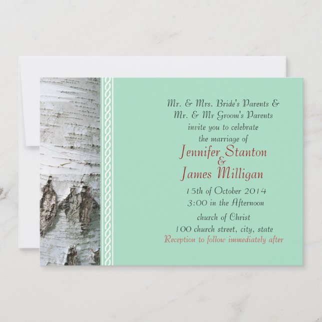 Birch bark template (Front)