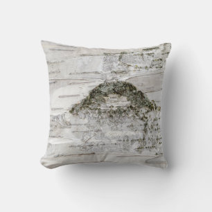 Birch Bark Throw Pillow