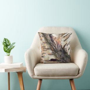 BIRCH BARK THROW PILLOW