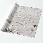 Birch Bark White Rustic  Holiday Gift Wrapping Paper<br><div class="desc">Birch Bark Rustic Holiday Gift Wrapping Paper.</div>