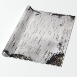 Birch Bark White Rustic  Holiday Gift Wrapping Paper<br><div class="desc">Birch Bark Rustic Holiday Gift Wrapping Paper.</div>