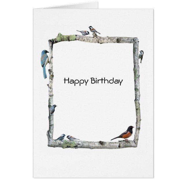 Birch Bird Frame (Devant)