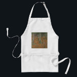 Birch Forest by Gustav Klimt, Vintage Art Nouveau Standard Apron<br><div class="desc">Birch Forest (c. 1903) by Gustav Klimt is a vintage Victorian Era Symbolism fine art landscape painting featuring a nature scene. A forest with birch trees and leaves in the Autumn season with brown leaves scattered on the ground. About the artist: Gustav Klimt (1862-1918) was an Austrian Symbolist painter and...</div>
