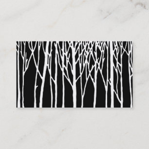 Birch Forest by Leslie Peppers Business Card