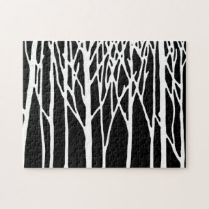 Birch Forest by Leslie Peppers Jigsaw Puzzle