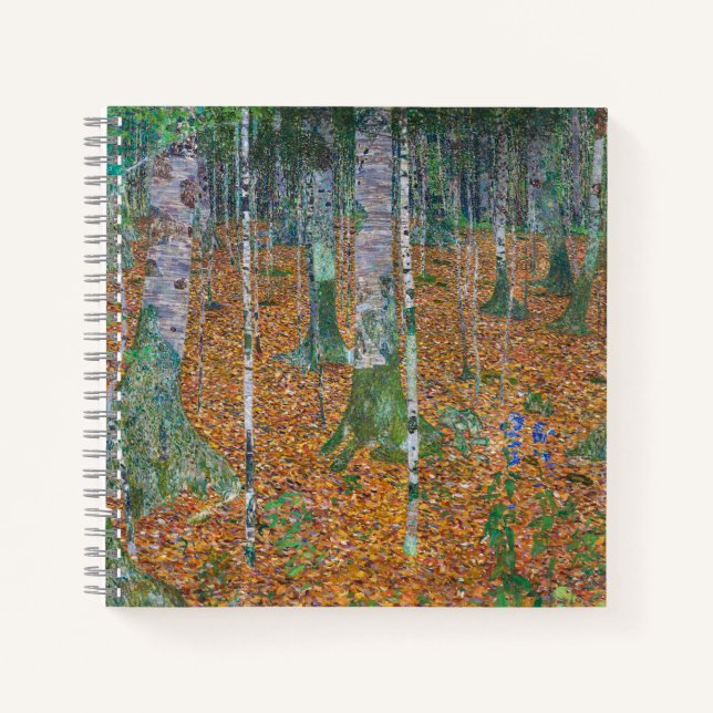 Birch Forest | Gustav Klimt | Notebook (Front)
